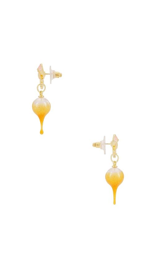 Bow Pearl Earring in Metallic - Ottolinger - Modalova