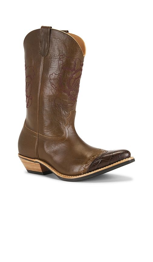 Floral Consultant Boot in Brown. - size 41 (also in 42, 43, 44) - Our Legacy - Modalova