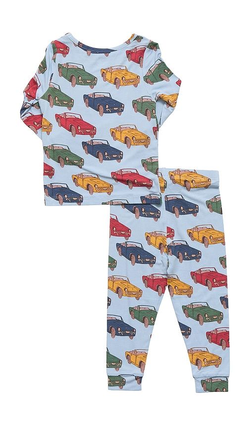 Kids Bamboo Pj Set in Blue. - size 3 (also in 4, 5, 6, 7) - Pink Chicken - Modalova