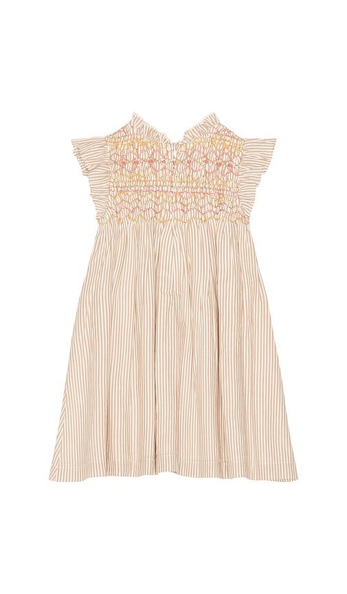 Girls Stevie Dress in Brown. - size 2 (also in 5) - Pink Chicken - Modalova