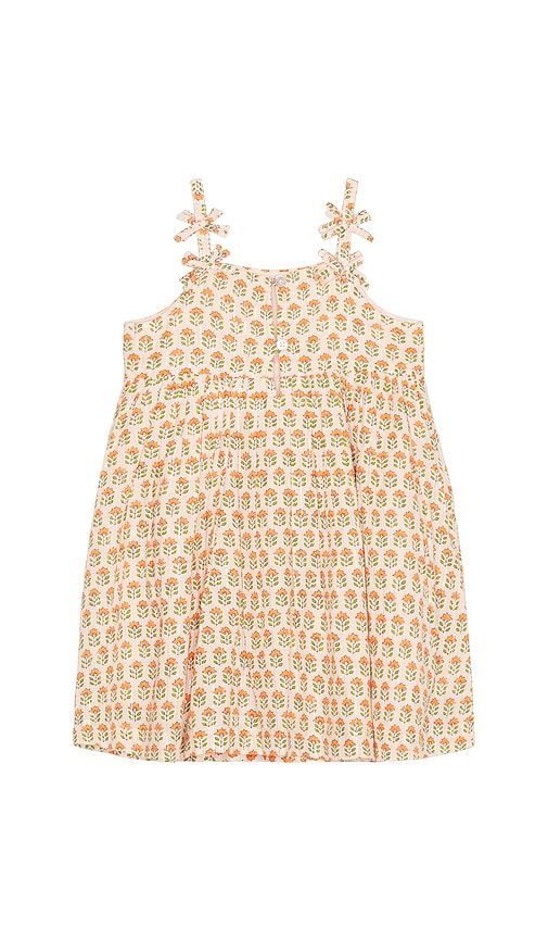 Girls Tia Dress in Peach. - size 2 (also in 3) - Pink Chicken - Modalova