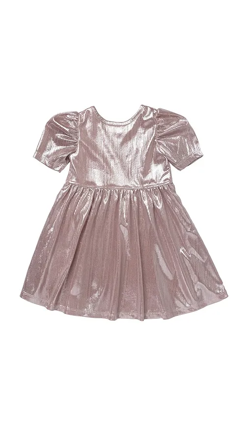 Girls Lame Laurie Dress in Pink. - size 2 (also in 3, 4, 5) - Pink Chicken - Modalova