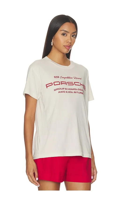 X Revolve Turbo Charged Tee in Ivory. - size L (also in XL) - Porsche - Modalova