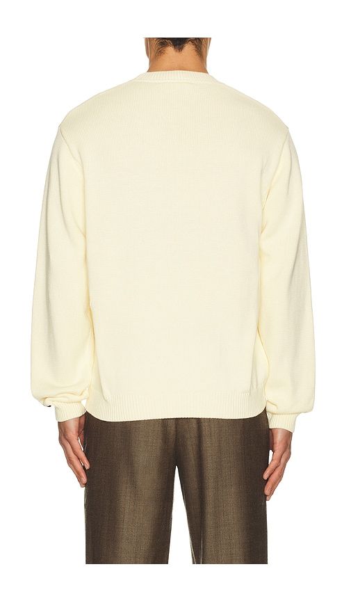 Public Library Knitted Crew Jumper in Cream. - size M (also in S, XL/1X) - Percival - Modalova