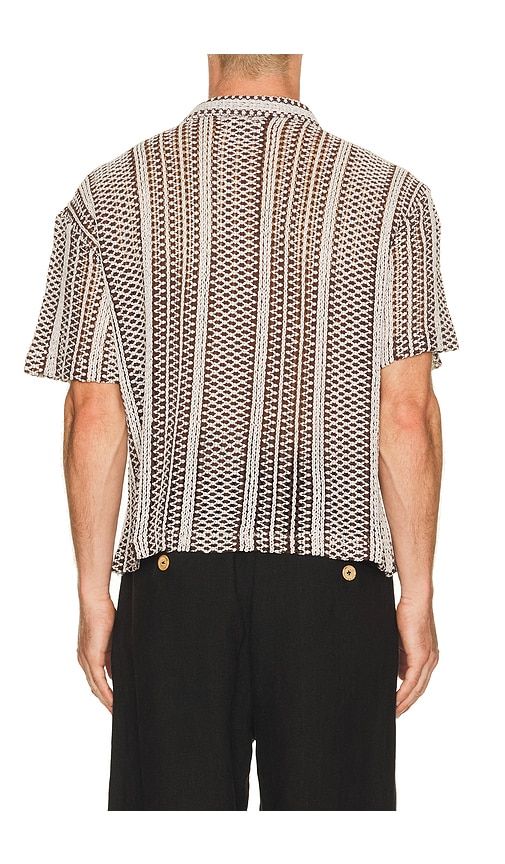 Hugh Crochet Cuban Shirt in . - size L (also in M, S, XL/1X) - Percival - Modalova