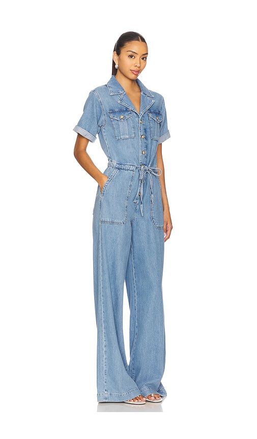 Rumi Jumpsuit in Blue. - size 12 (also in 8) - PAIGE - Modalova