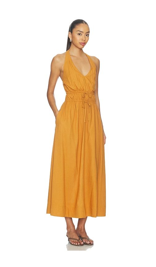 Alysha Dress in Rust. - size M (also in S) - PAIGE - Modalova