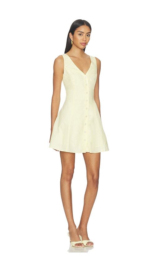 Raye Dress in Yellow. - size L (also in S, XS) - PAIGE - Modalova
