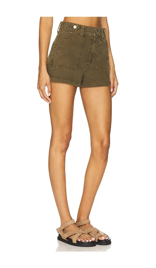 Anessa Short in Army. - size 23 (also in 25, 31, 32, 33) - PAIGE - Modalova
