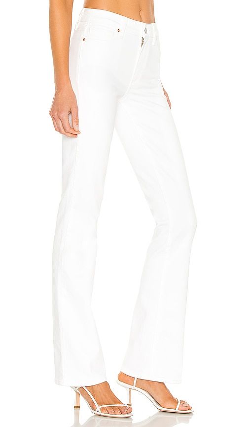 High Rise Manhattan Boot Jeans in White. - size 32 (also in 28) - PAIGE - Modalova