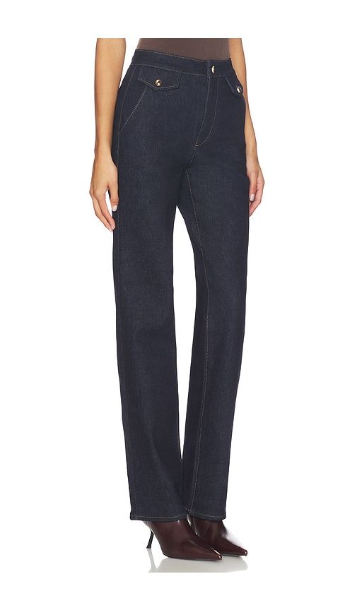 Stevie Jeans With Trouser Flap Pockets in Blue. - size 32 (also in 33) - PAIGE - Modalova