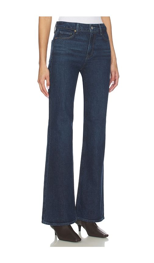 Sofia Seamed Belt Loops Flare Jeans in Blue. - size 32 (also in 33) - PAIGE - Modalova