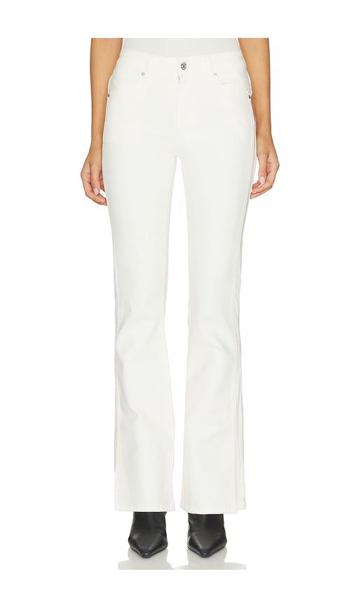 High Rise Laurel Canyon Forward Panel Vent Bootcut Jeans in White. - size 24 (also in 26, 27, 28, 30, 32, 34) - PAIGE - Modalova