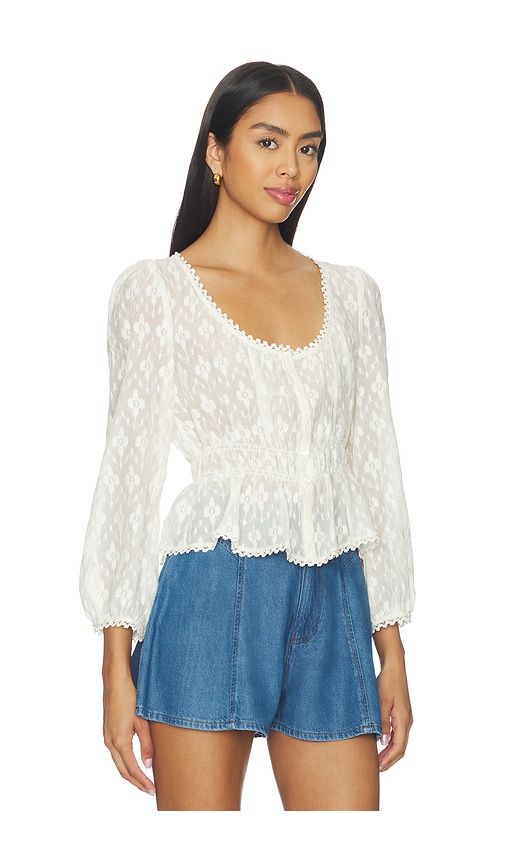 Jay Blouse in Ivory. - size L (also in M, XL, XS) - PAIGE - Modalova