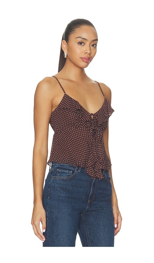 Indiah Cami in Brown. - size 0 (also in 00, 10, 12, 14, 2, 4, 6, 8) - PAIGE - Modalova