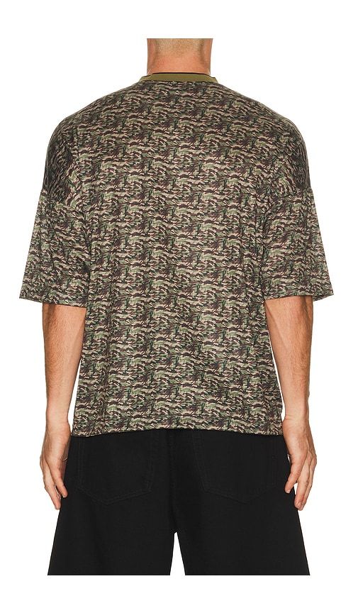 Camo Allover Palm Sport Tee in Army. - size L (also in M, XXL/2X) - Palm Angels - Modalova