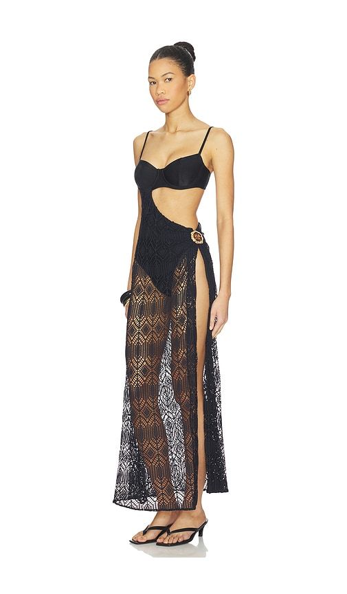 X REVOLVE Midnight Pearl Mesh Beach Dress in . - size M (also in S) - PatBO - Modalova