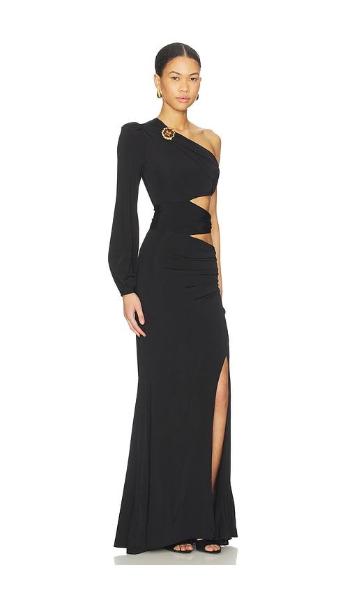 Moonlit Jersey One Sleeve Gown in . - size 0 (also in 10) - PatBO - Modalova