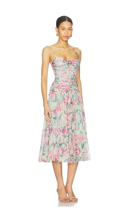 Honey Flower Midi Dress in . - size 10 (also in 2) - PatBO - Modalova