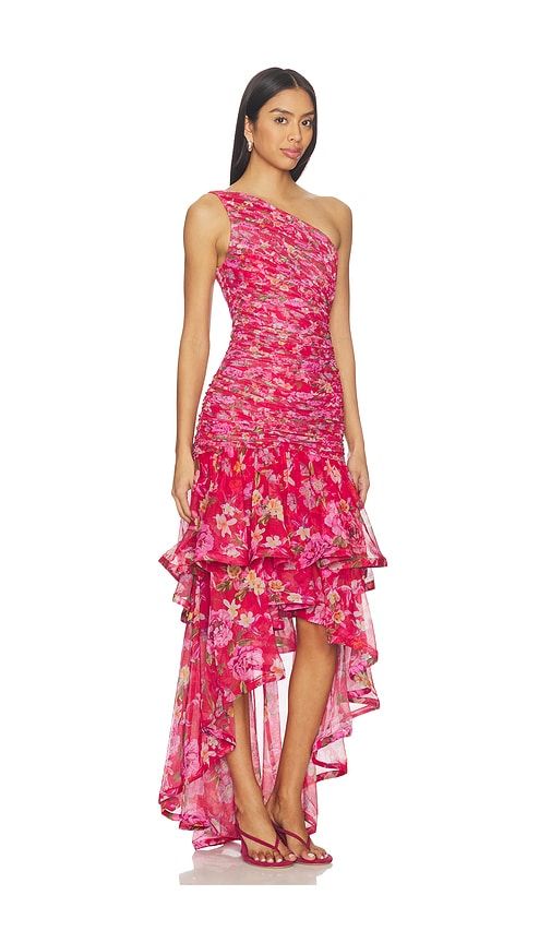 Peony Asymmetrical Maxi Dress in . - size 10 (also in 8) - PatBO - Modalova