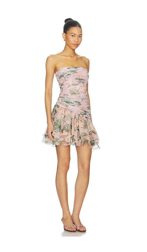 Lotus Mini Dress in Pink. - size 12 (also in 2, 4, 6) - PatBO - Modalova