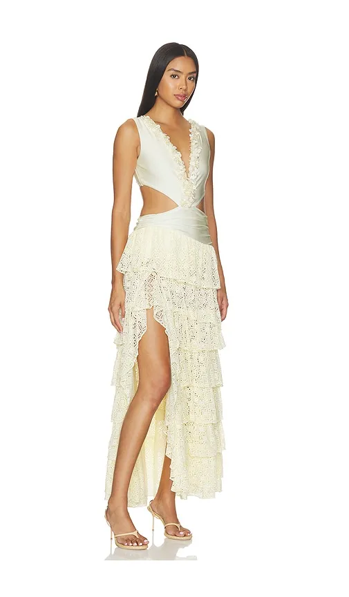 Martina Maxi Dress in White. - size L (also in M, XL) - PatBO - Modalova