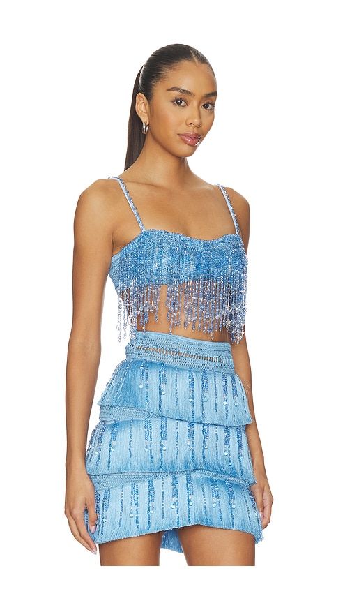 Clara Fringe Top in . - size 10 (also in 12, 6, 8) - PatBO - Modalova