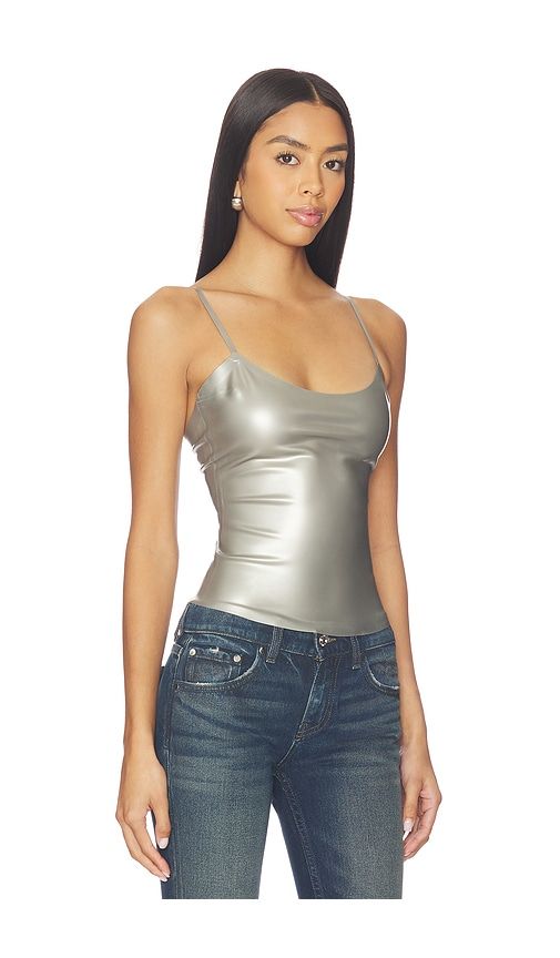 Whistle Top in Metallic , grey. - size S (also in XS) - POSTER GIRL - Modalova