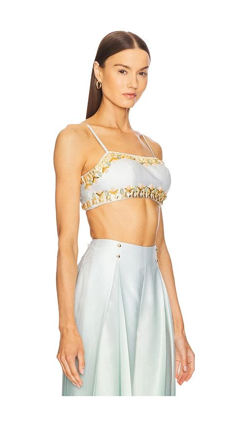 X REVOLVE Got You Hooked Top in Baby Blue. - size L (also in S) - Papa Don't Preach - Modalova