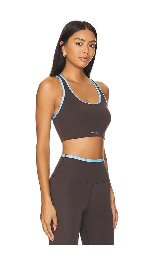 Stellar Sports Bra in Chocolate. - size XS (also in XXS) - P.E Nation - Modalova