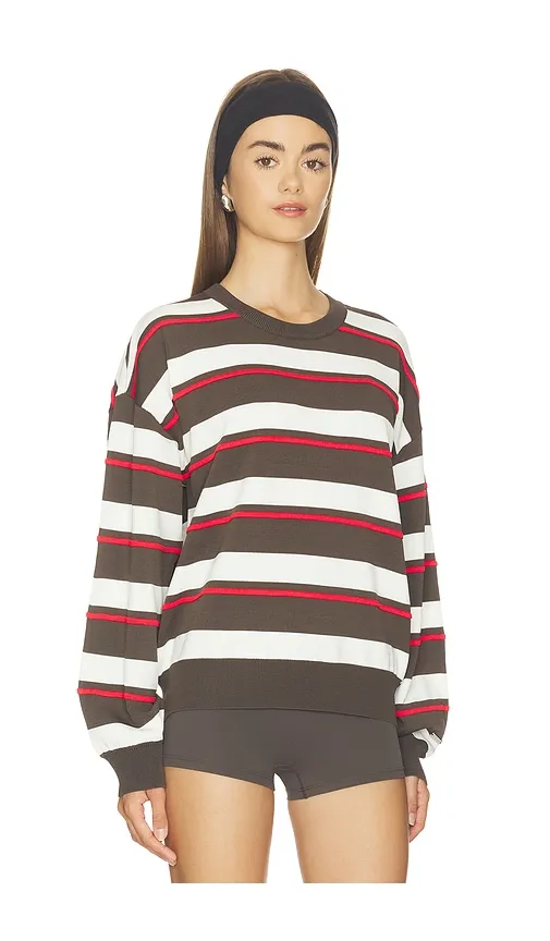 Retreat Stripe Sweater in Brown. - size M (also in S, XS) - P.E Nation - Modalova