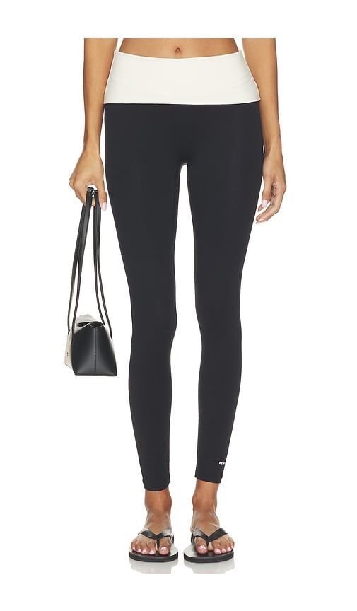 Fold Over Legging in & White. - size L (also in M, S, XL, XS) - P.E Nation - Modalova