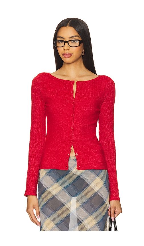 The Claudine in Red. - size L (also in M, S, XL, XS) - Peachy Den - Modalova