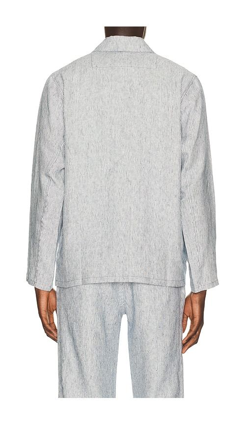 Windsor Linen Shacket in Navy. - size M (also in S, XXL/2X) - PEREGRINE - Modalova