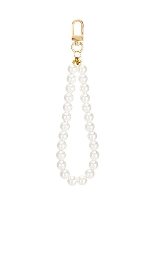 Pearl Key Chain in White - petit moments - Modalova