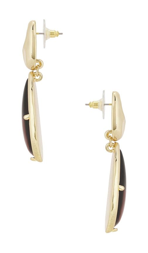 Solstice Earrings in Cognac - petit moments - Modalova