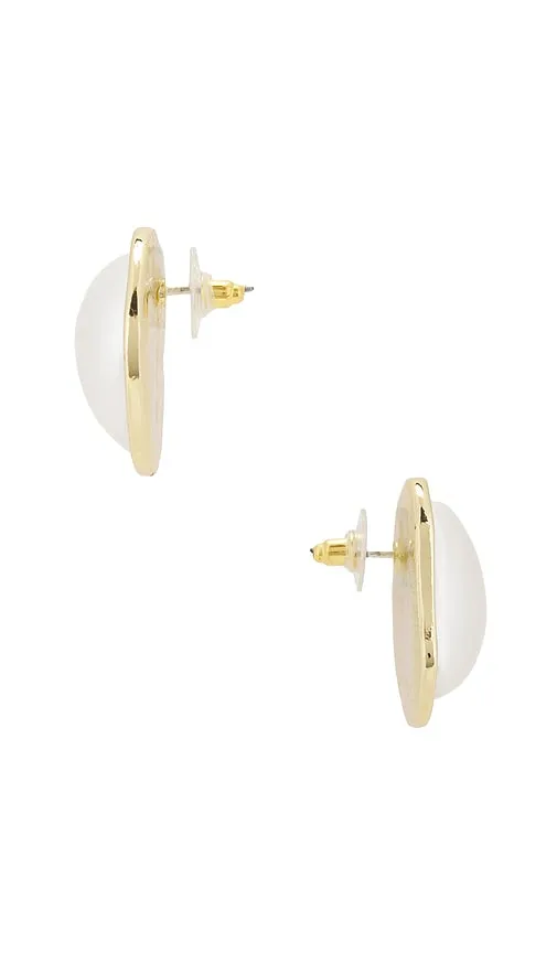 Celina Earrings in White - petit moments - Modalova