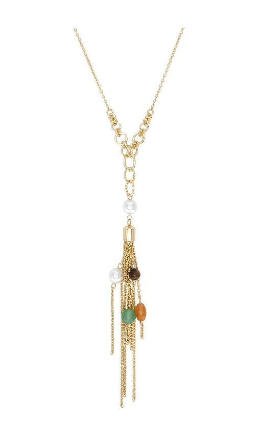 Dune Necklace in Metallic Gold - petit moments - Modalova