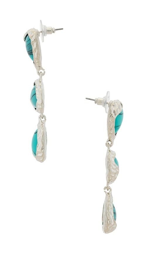 Heights Earrings in Teal - petit moments - Modalova