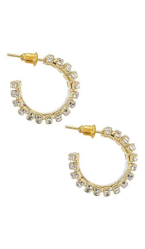 Glitter Hoops in Metallic - petit moments - Modalova