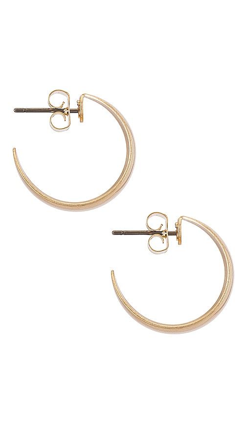Melrose Hoop Earring in Metallic - petit moments - Modalova