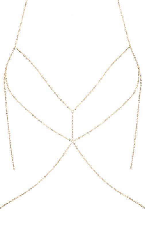 Lightning Body Chain in Metallic - petit moments - Modalova