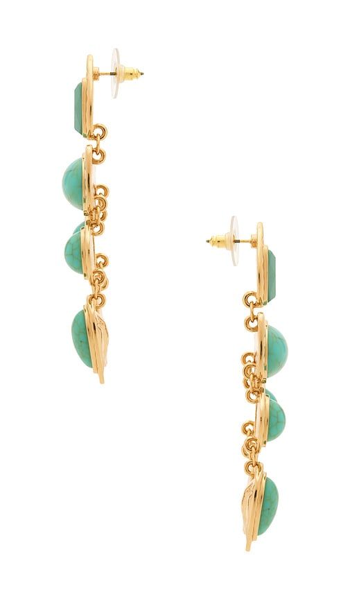 Multi Stone Earrings in Metallic - petit moments - Modalova