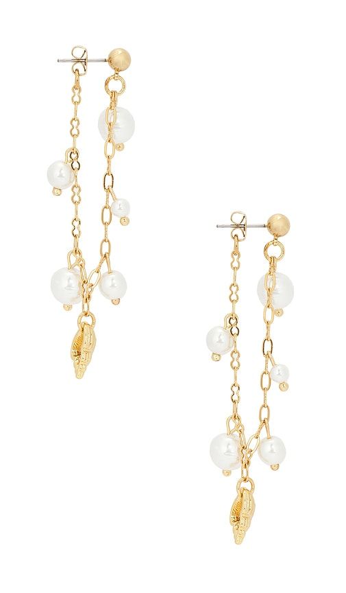 Dune Earrings in Metallic - petit moments - Modalova