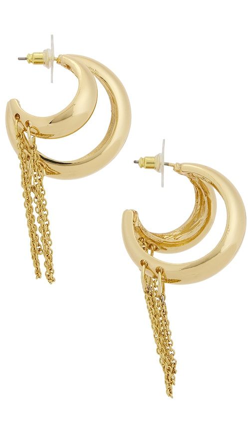Mirage Earrings in Metallic - petit moments - Modalova