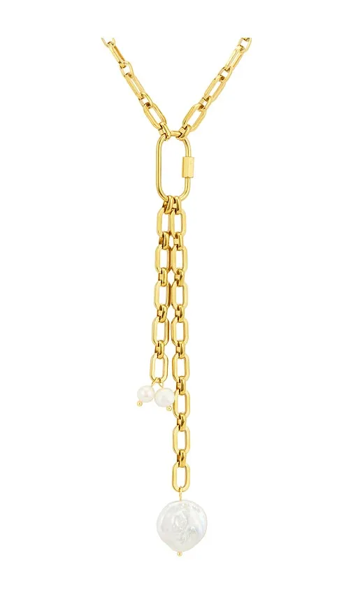Roe Necklace in Metallic - petit moments - Modalova