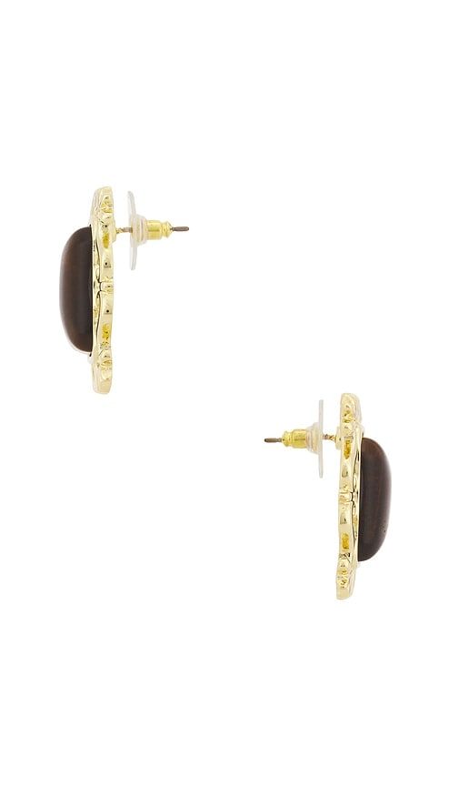 Viva Stud Earrings in Metallic - petit moments - Modalova