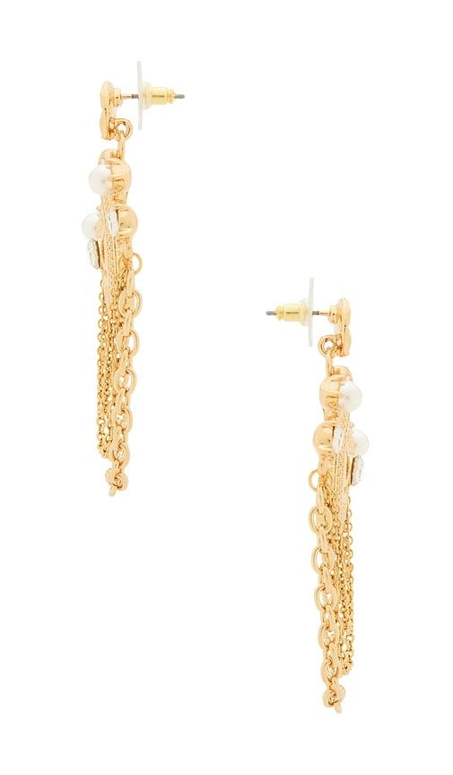 Scallop Earrings in Metallic - petit moments - Modalova