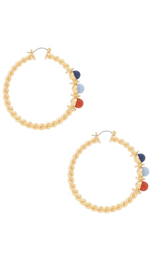 Nautical Hoops in Metallic - petit moments - Modalova