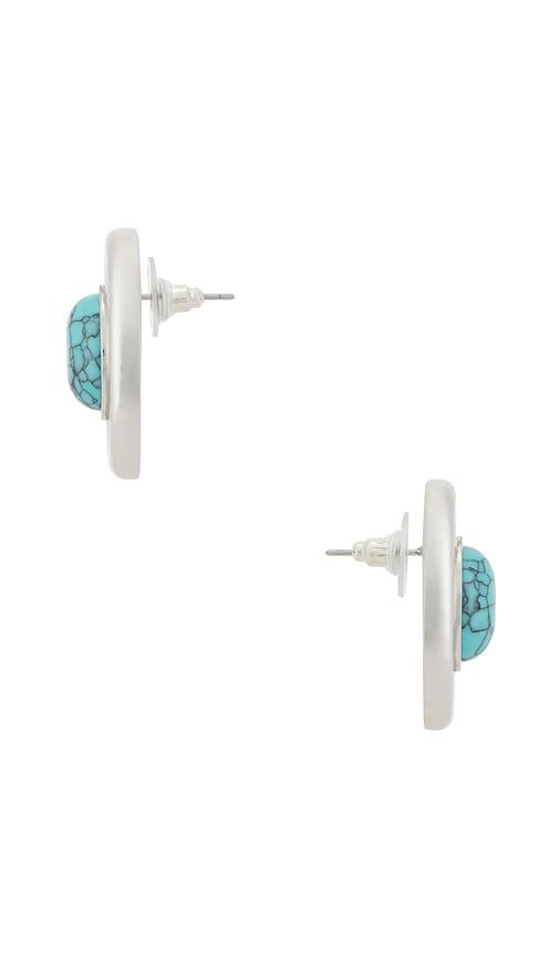 Burke Earrings in Metallic ,Teal - petit moments - Modalova